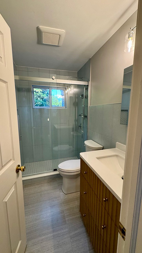 Completed Bathroom Remodeling