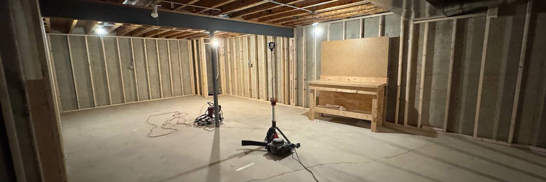 Basement Remodeling Completed in 15 Working Days @ Euro Pros Inc