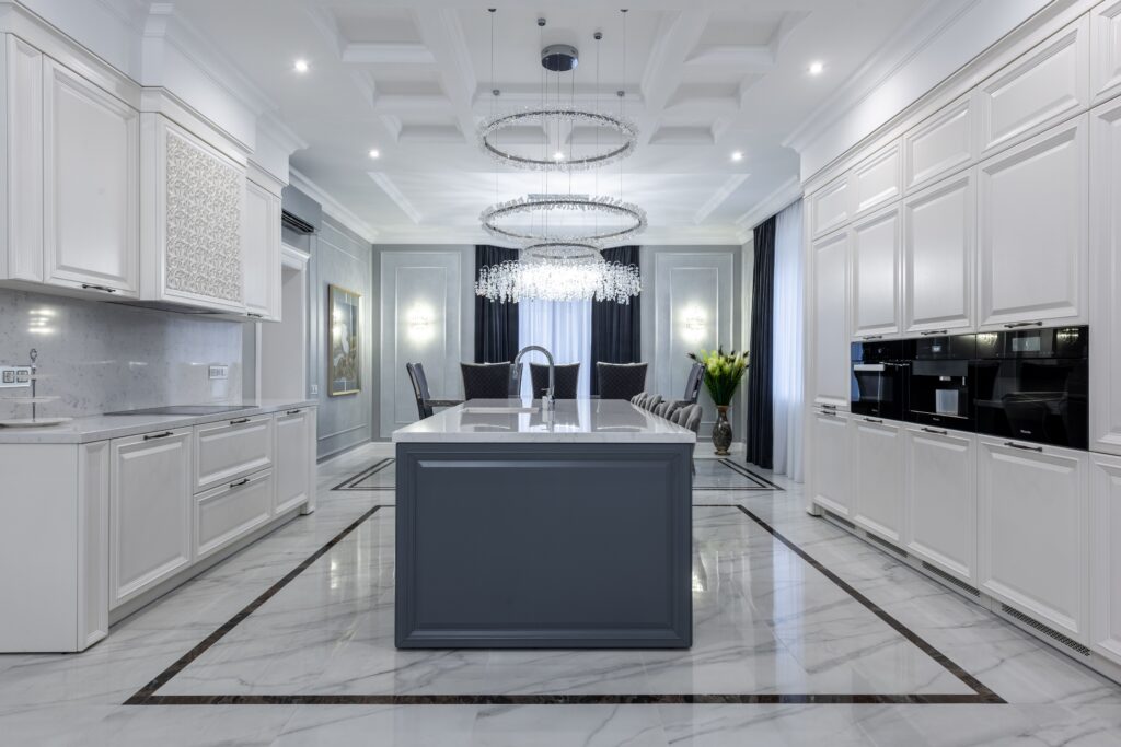 Modern kitchen remodeling project in the Chicago suburbs