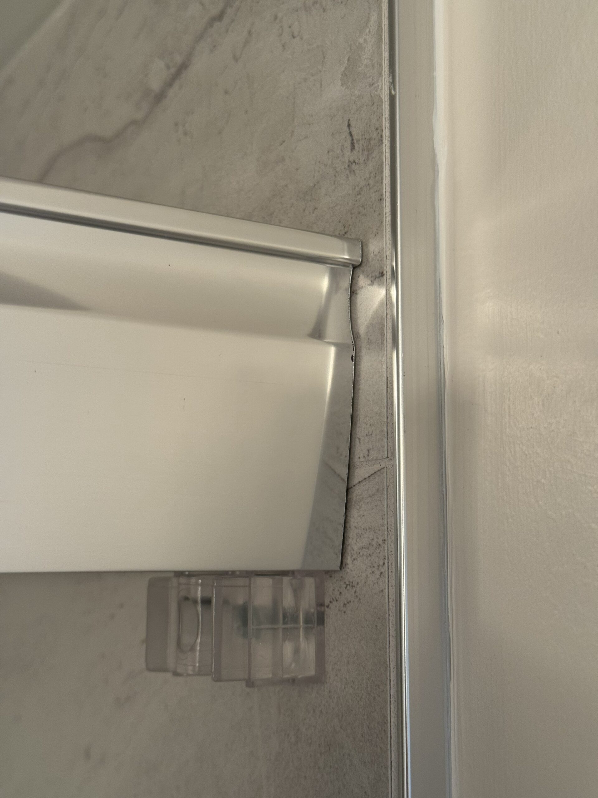 Custom shower tile trim detail in Buffalo Grove IL