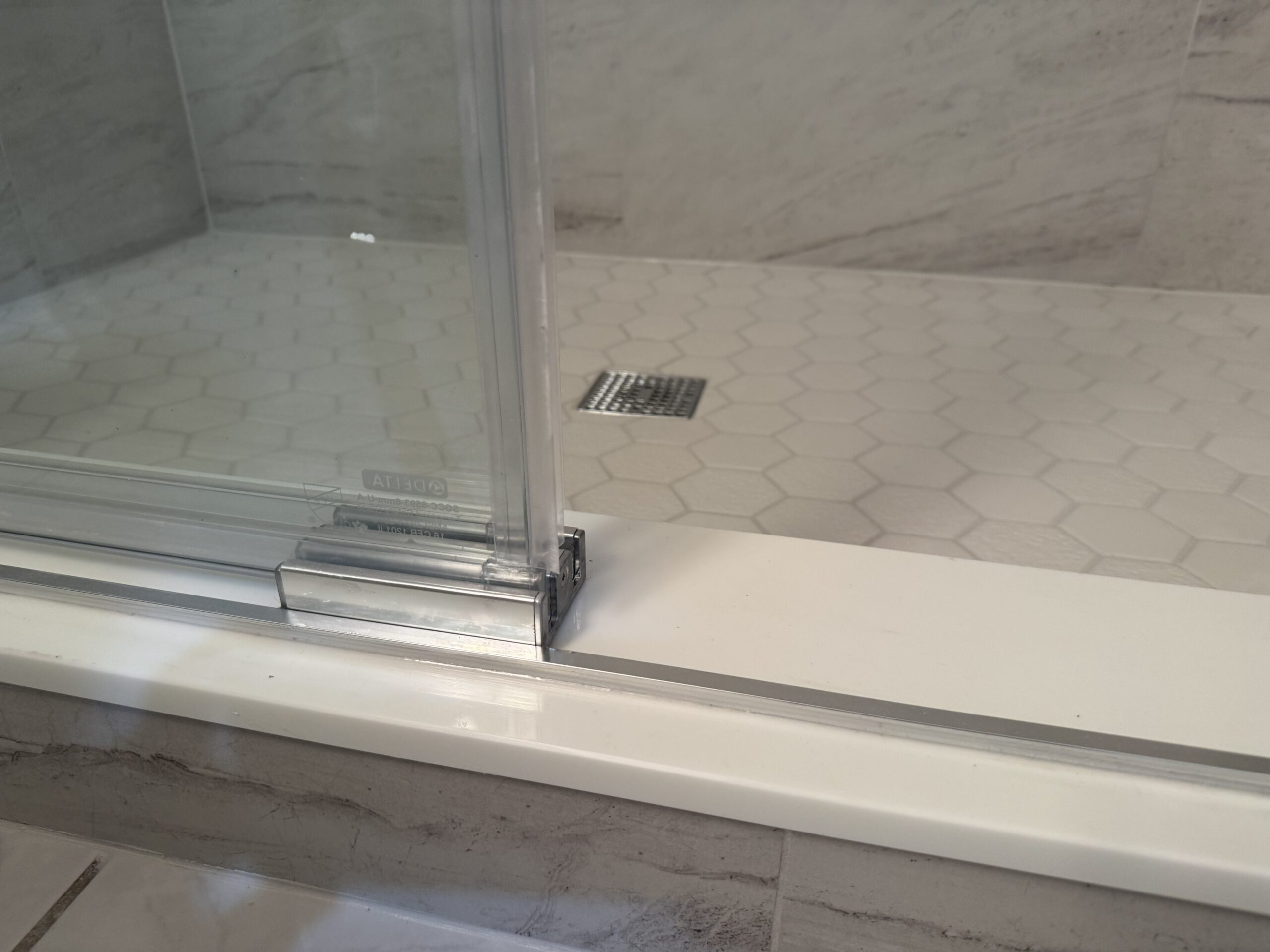 Completed custom tiled shower in Buffalo Grove IL