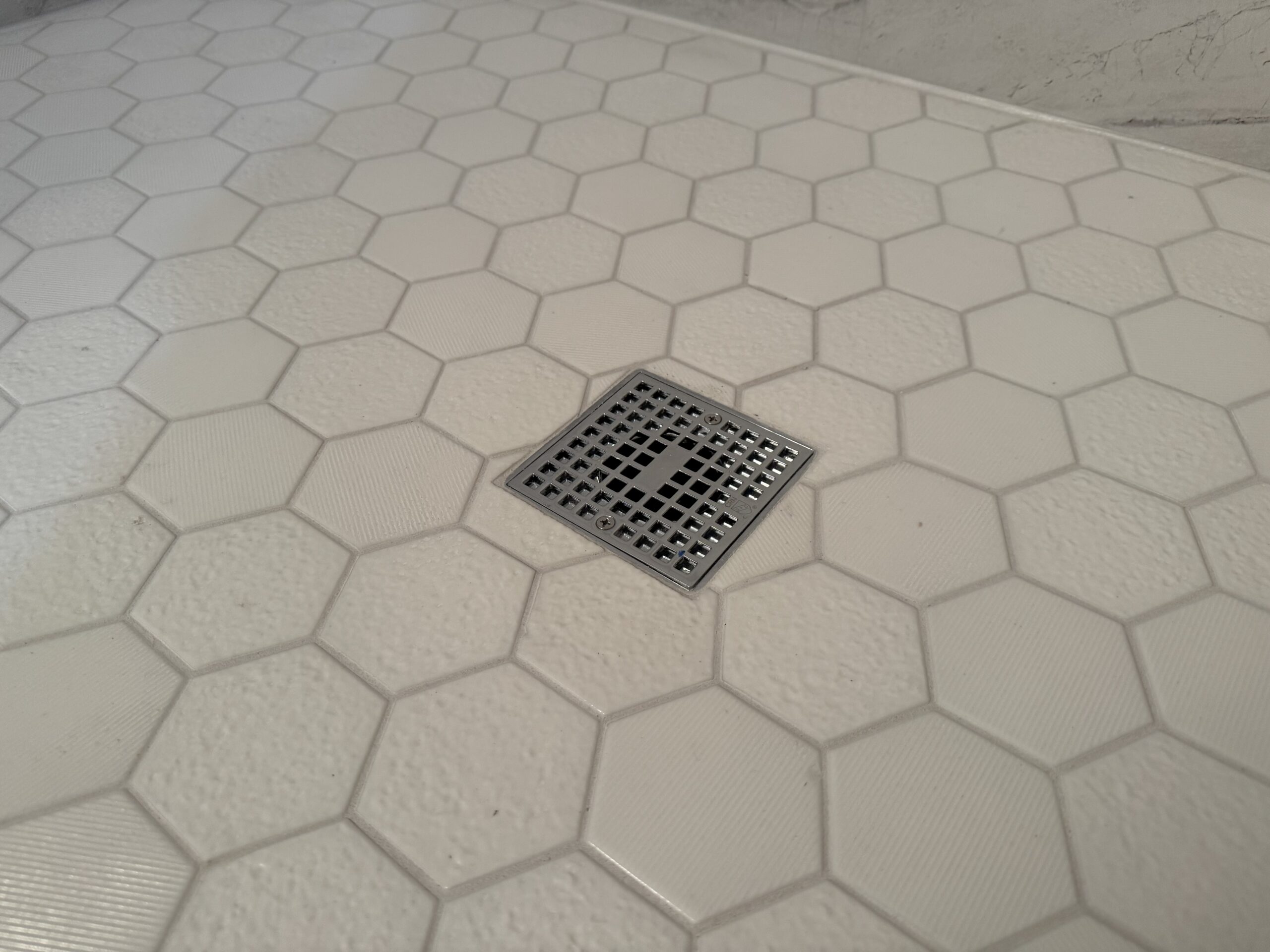 Tiled shower floor and drain in Buffalo Grove IL