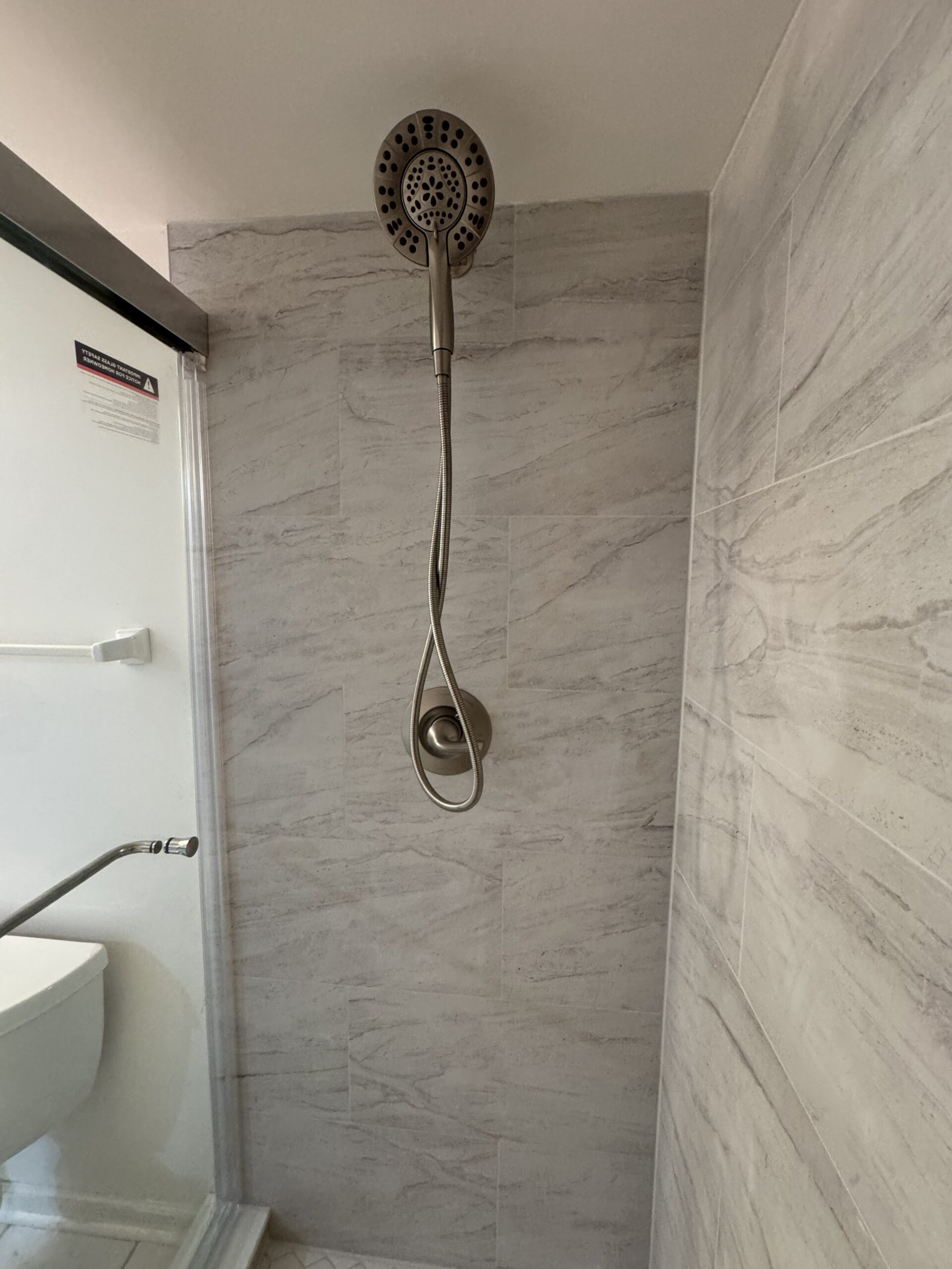 Custom shower wall tile installation in Buffalo Grove IL