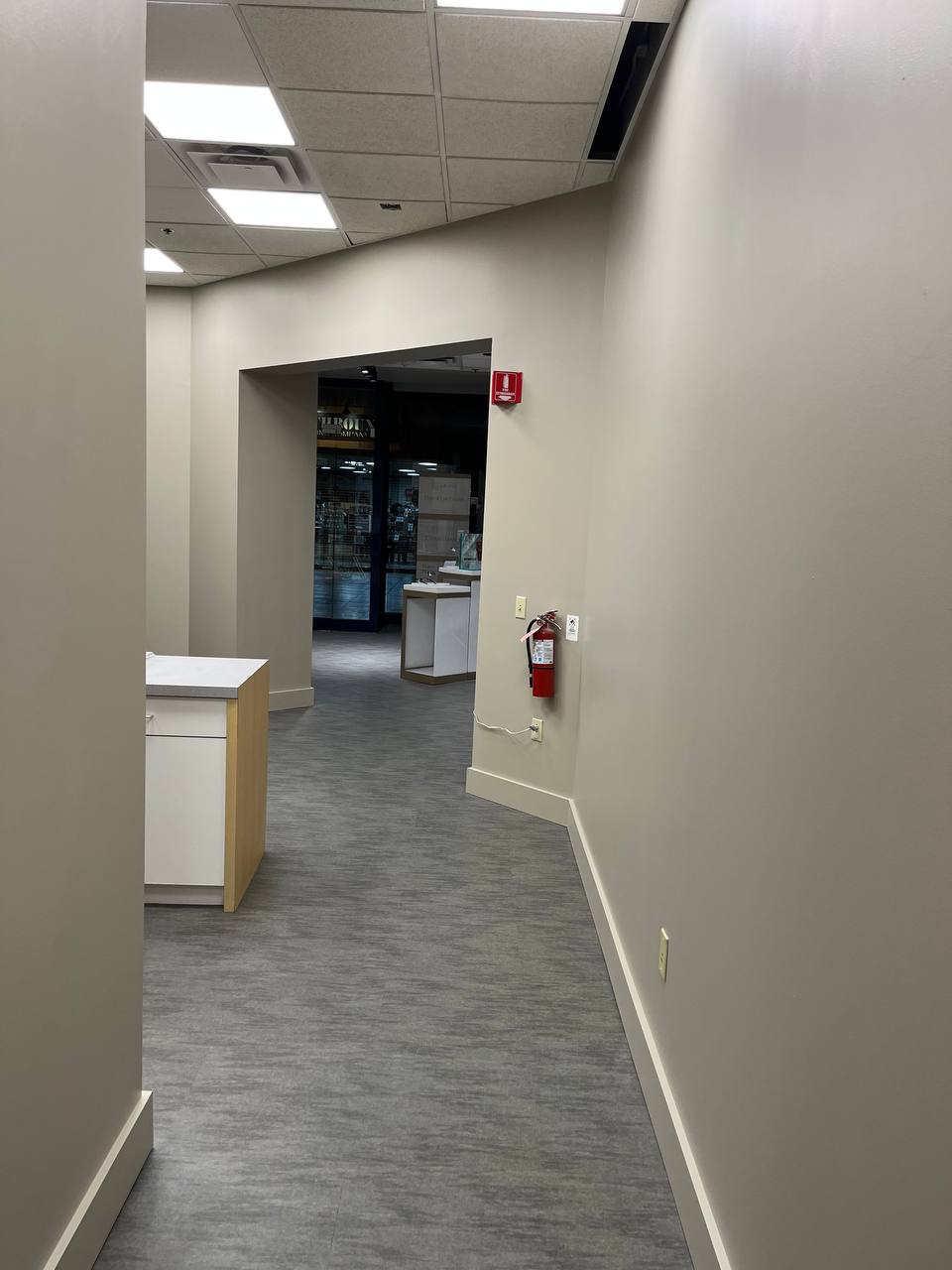 Commercial interior walls painted during renovation in Terre Haute, IN