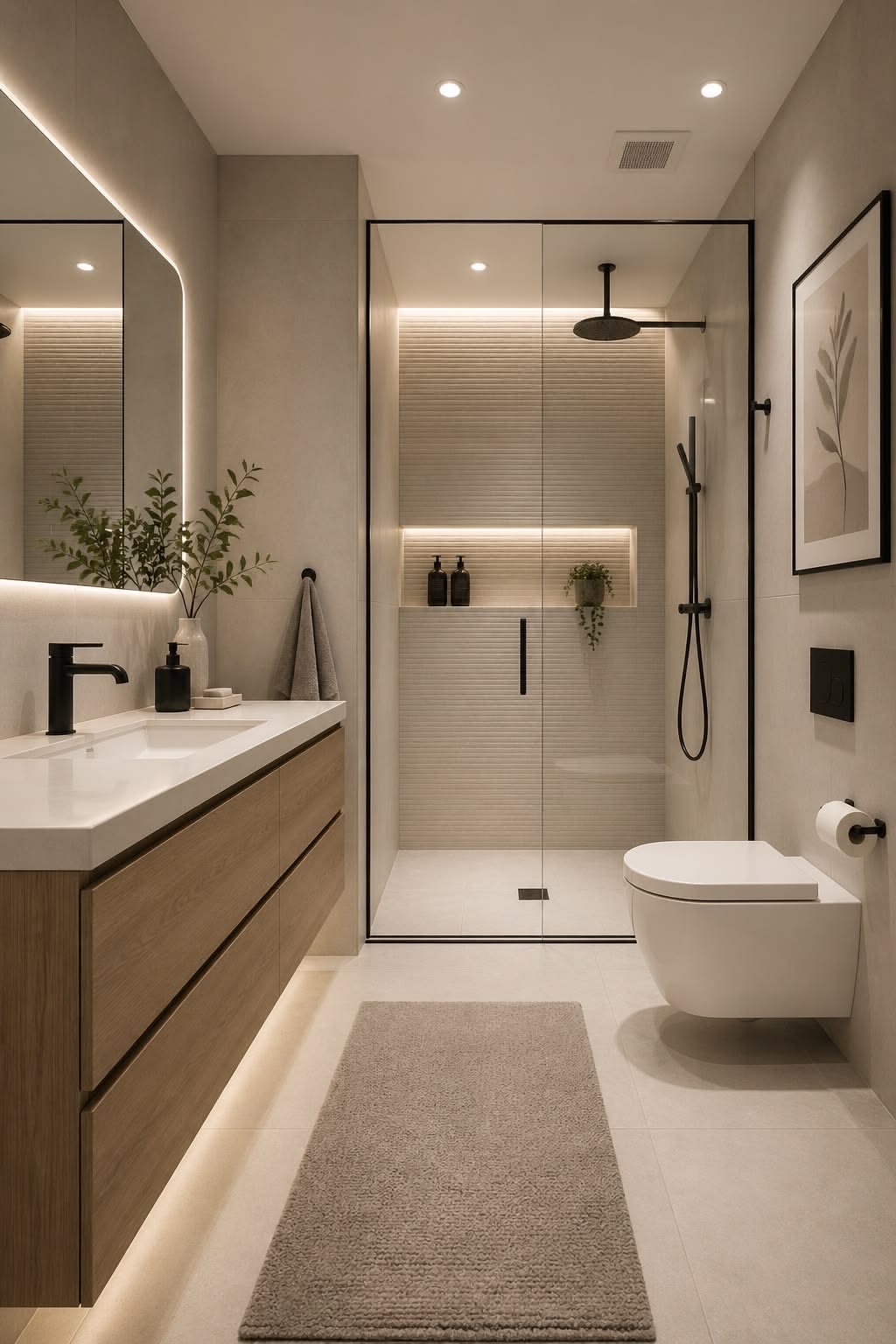 Shower Niches and Built-In Storage