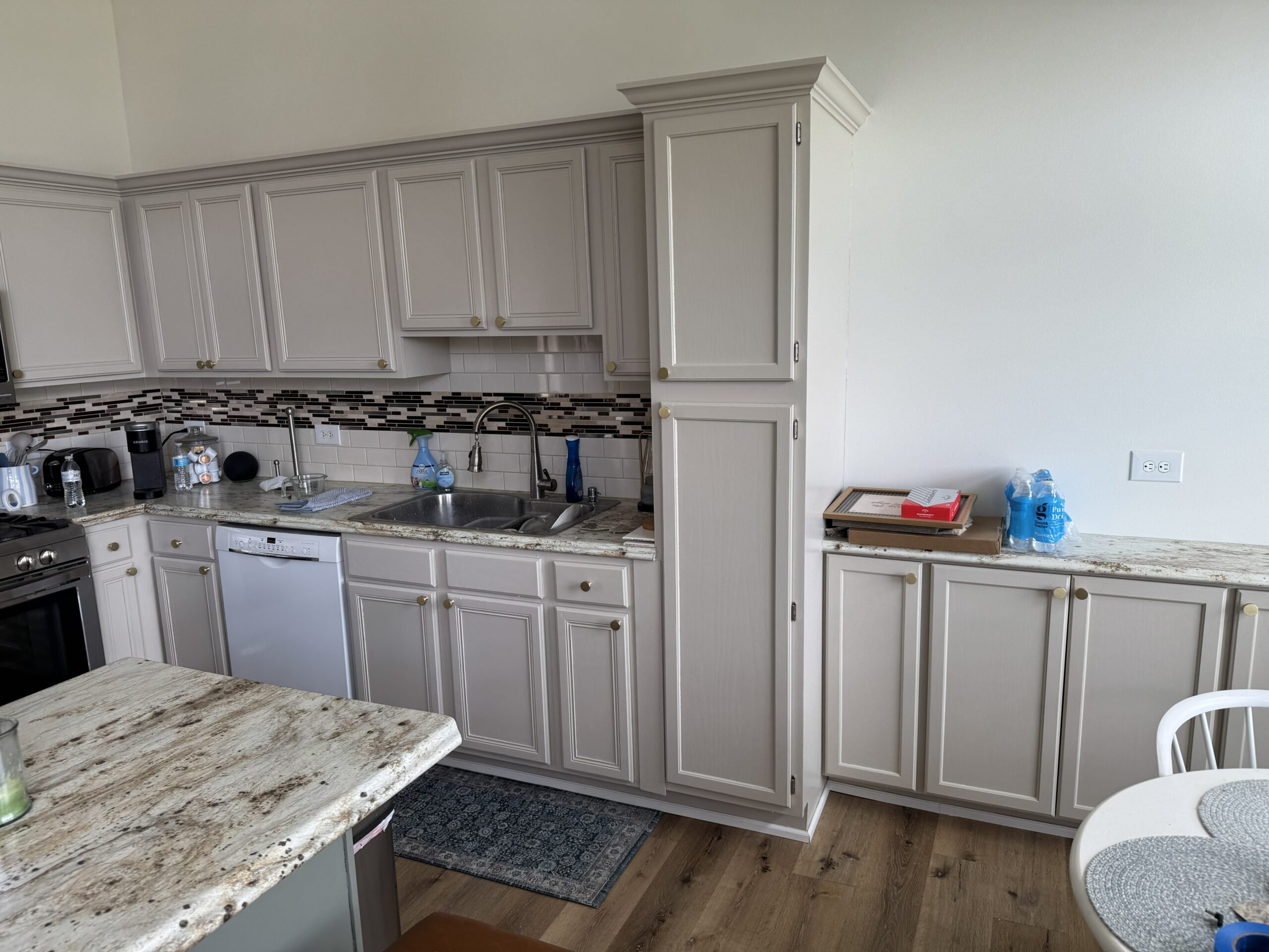 Completed kitchen painting and interior update in Lockport IL