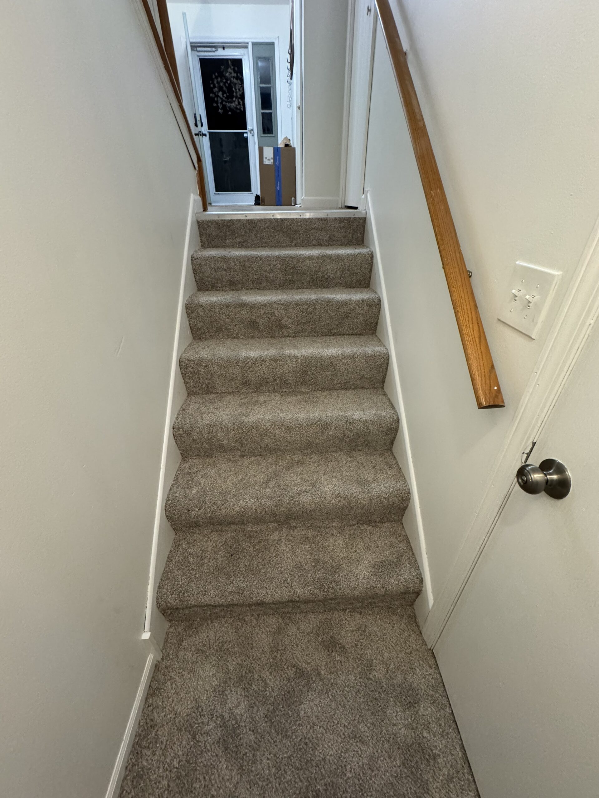 Updated Stairway with New Carpet — Lockport IL