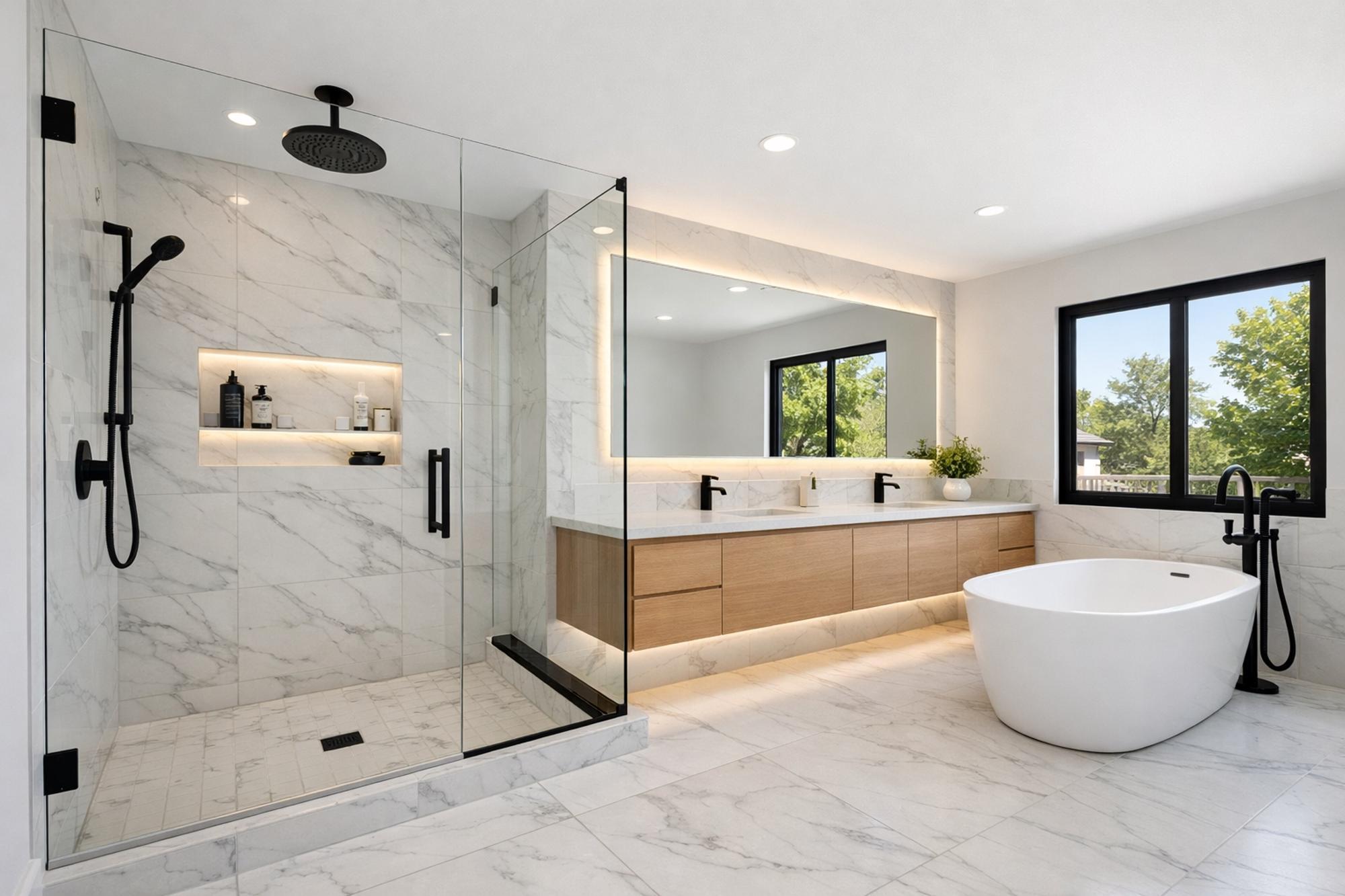 Large-Format Tile and Fewer Grout Lines