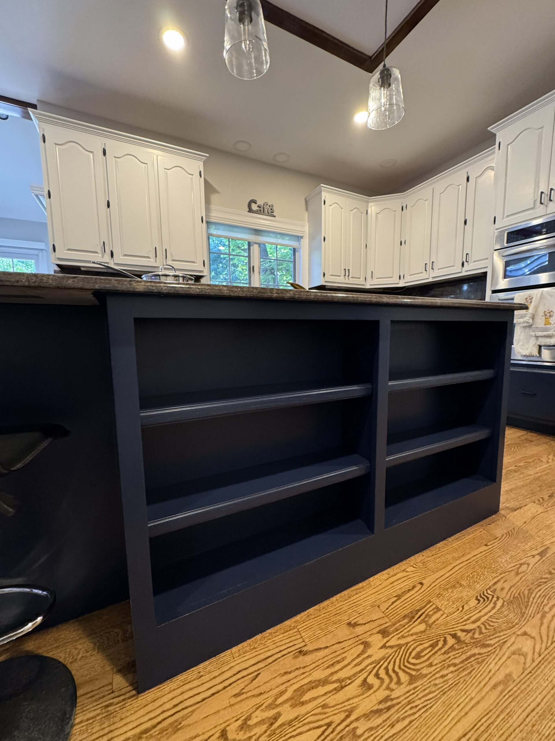 Repainted kitchen island in Deer Park IL
